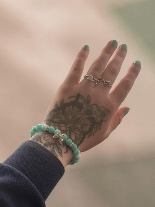 Adjustable blue jade glow