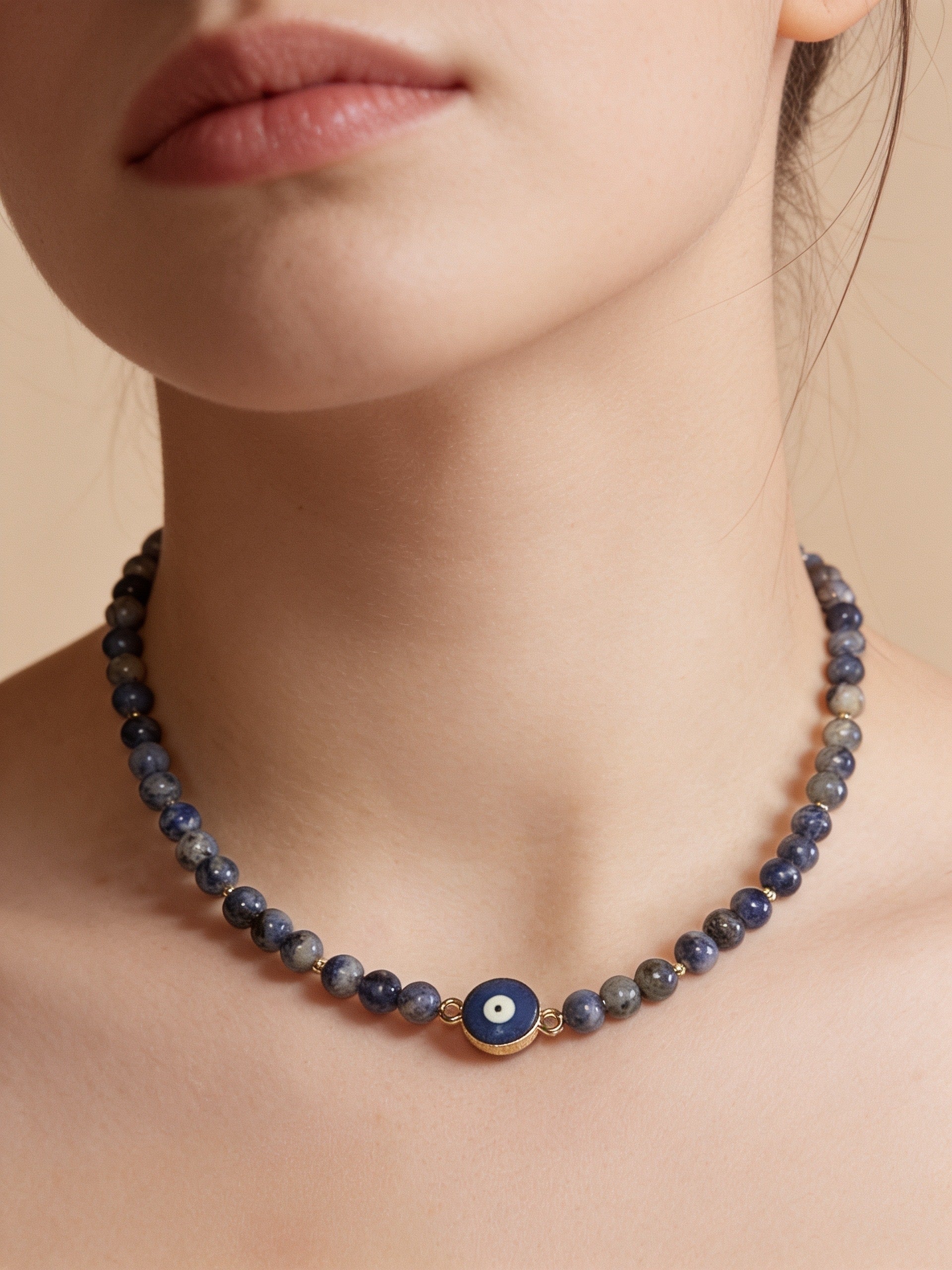 Guardian Gaze Lapis Necklace