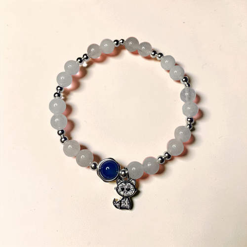 Calming Starlit Jade Gemstone Bracelets